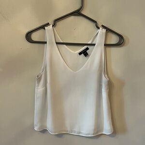 RW&CO White Double Lined Cropped Cami